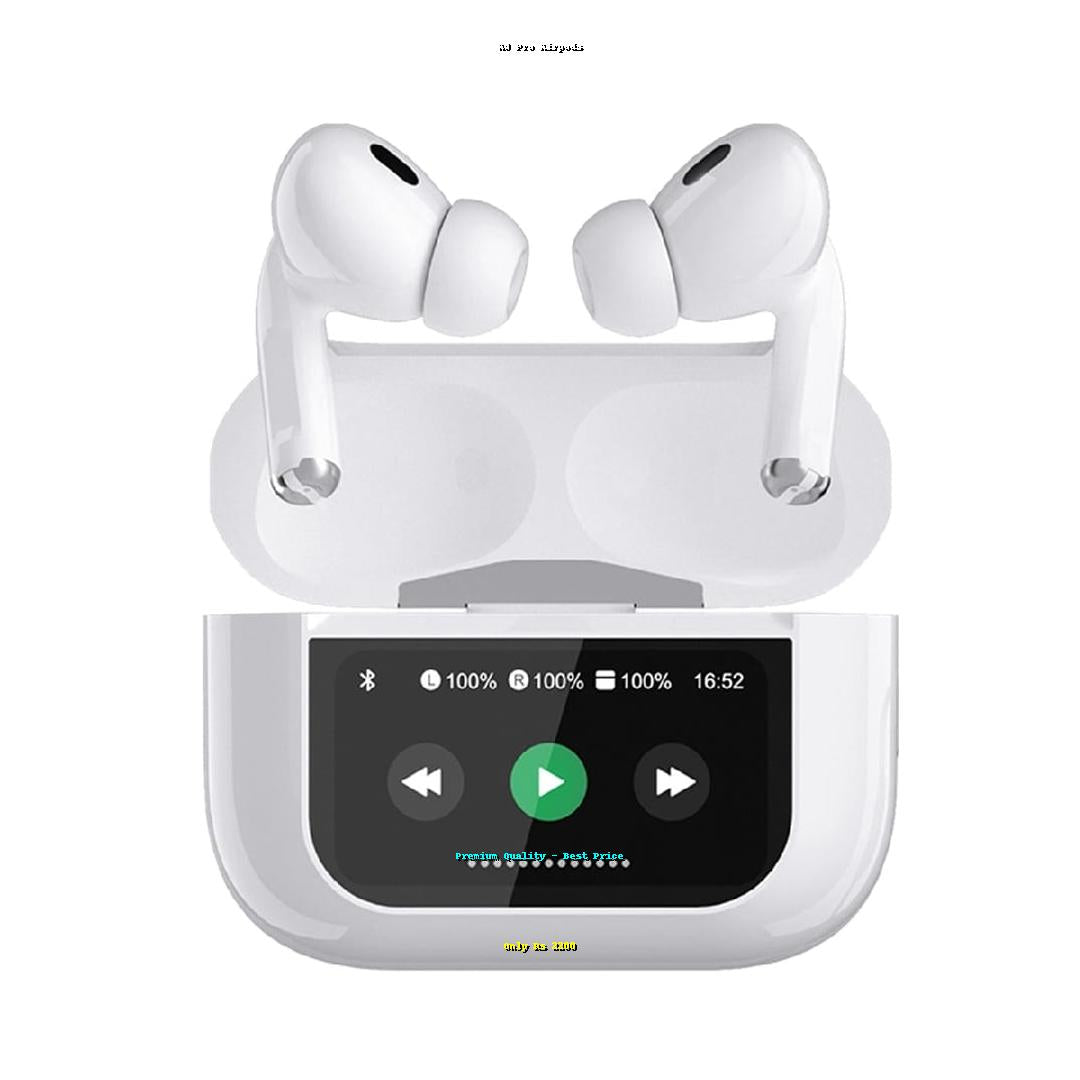 A9 Pro Earbuds Anc/enc Dauble Dark Tuch Screen Display Noise Reduction Wireless Earbuds