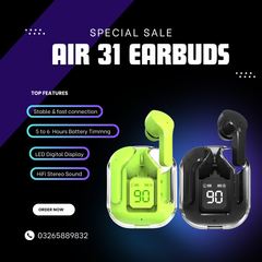 AIR 31 earbuds with pouch