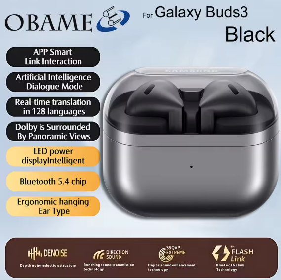 Samsung Galaxy Buds 3 Pro – True Wireless Earbuds with Hi-Fi Sound & Long Battery Life